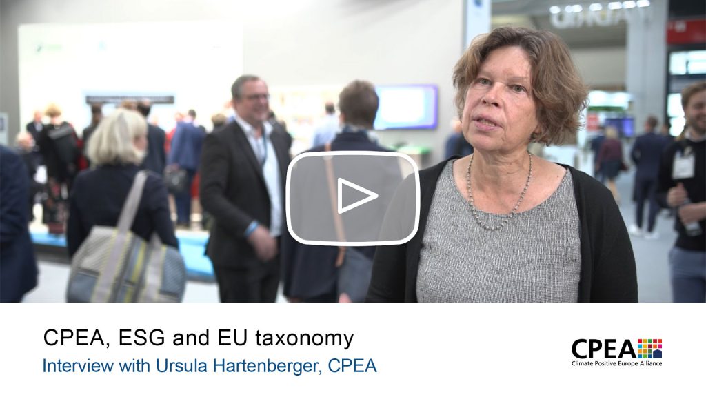 Interview with Ursula Hartenberger on the CPEA organization, ESG and EU taxonomy
